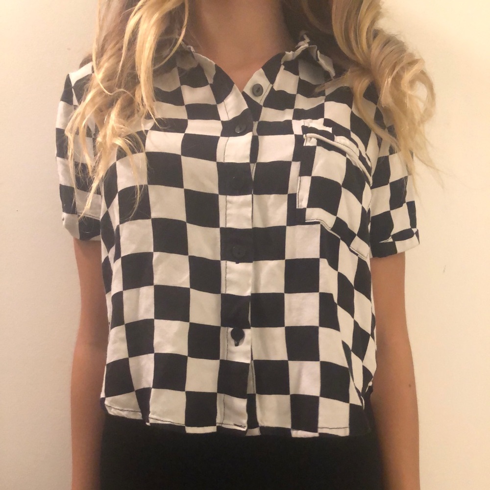 Forever 21 checkered shirt size small